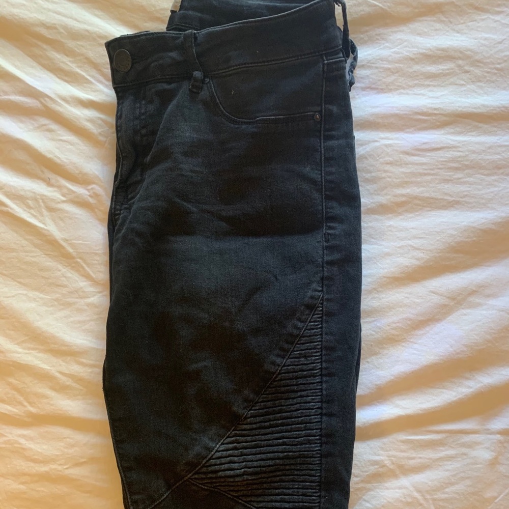 Grey/Black Jeans